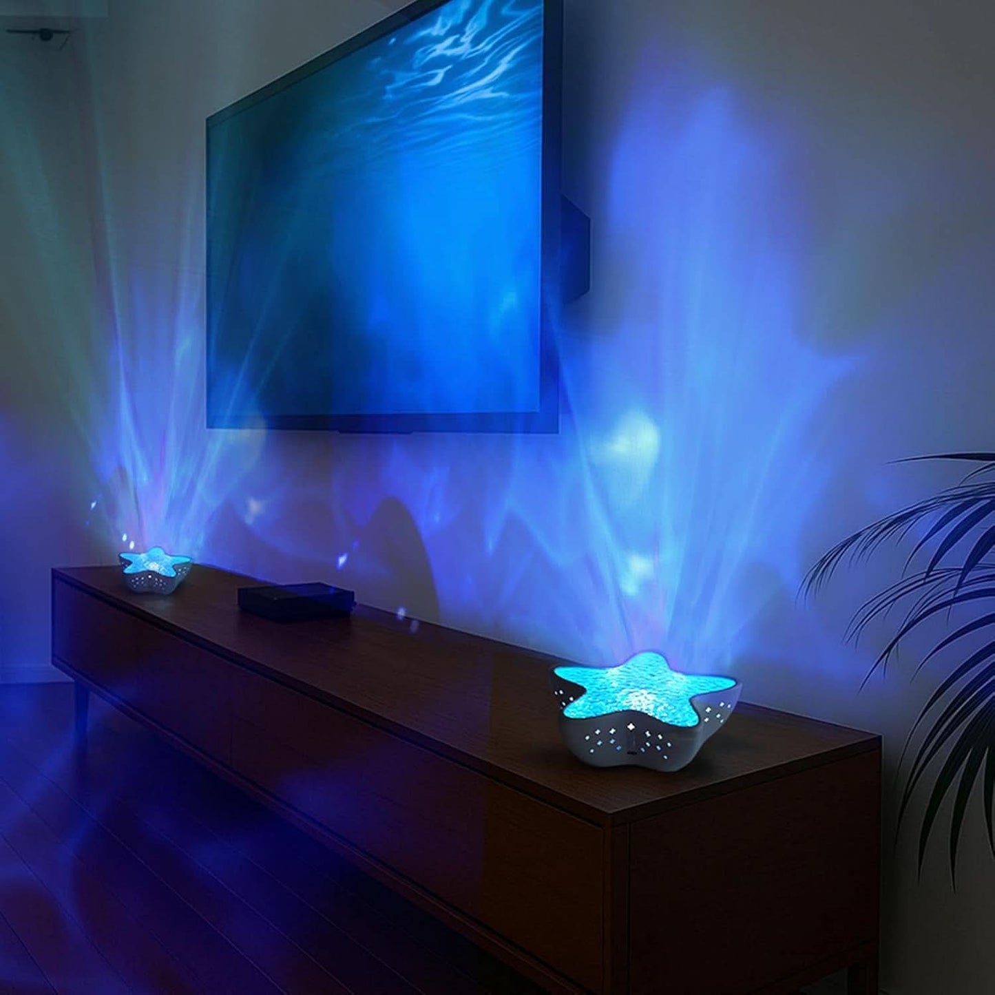 Projecteur Étoiles Galaxy — 8 Modes Couleurs & Effet Aurore