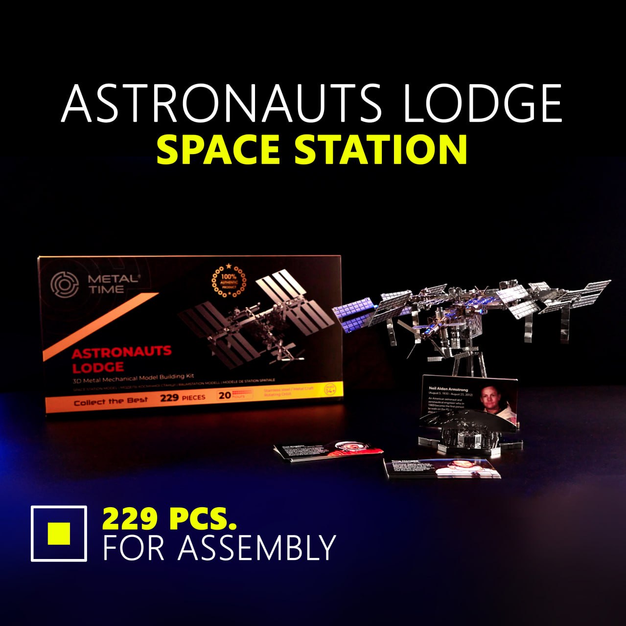 Maquette ISS — Station Spatiale Internationale en Métal